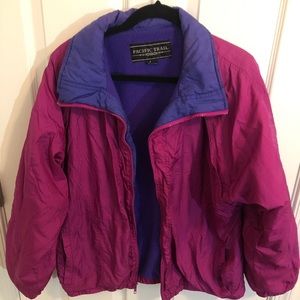 VINTAGE ski jacket Fleece Lined Pacific Trail